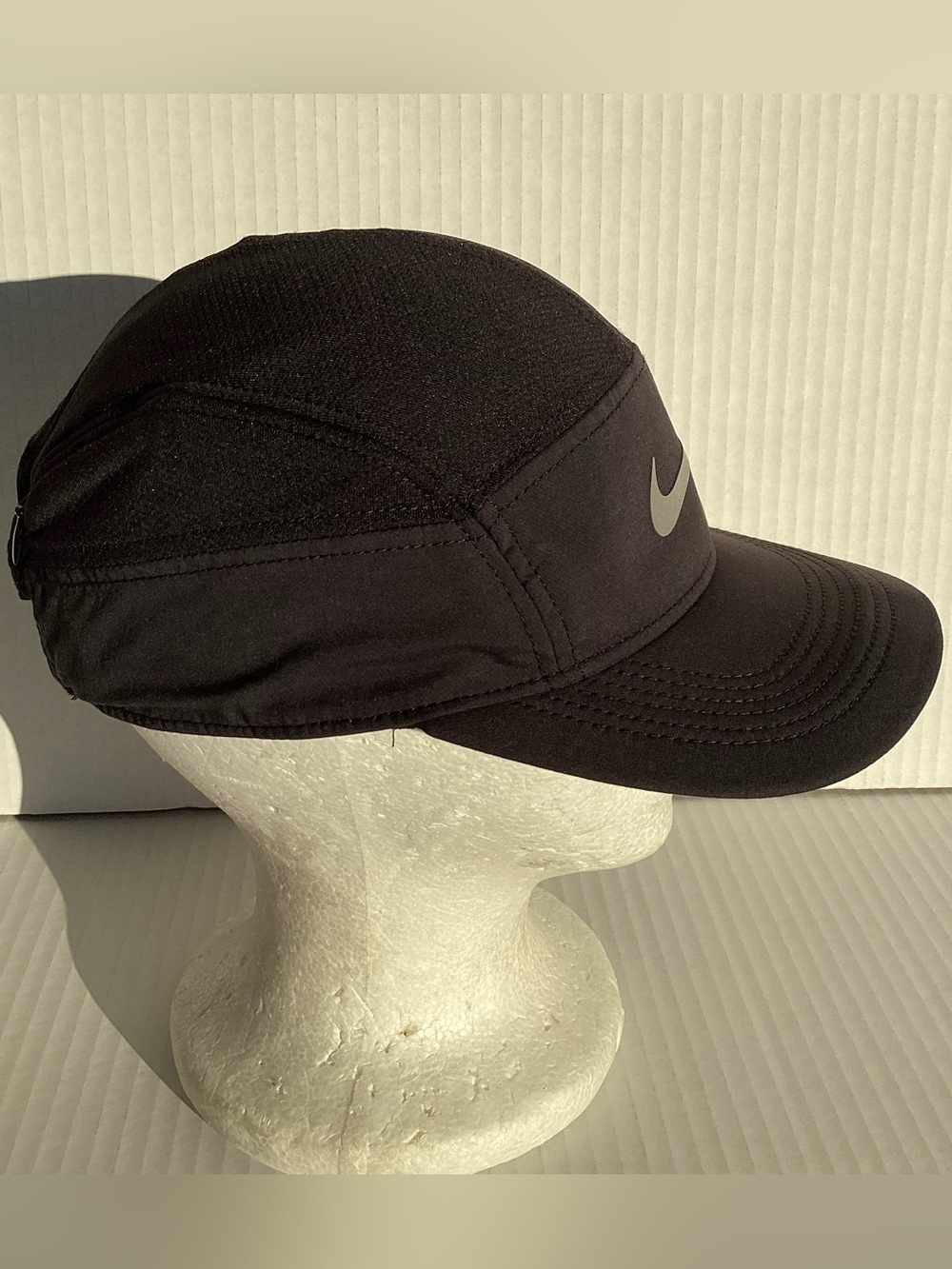 Nike AW84 5-Panel running hat cycling zipper pocket mesh training cap